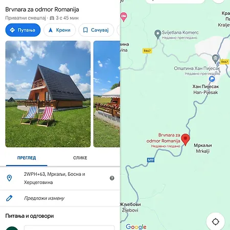 Romanija - Brvnara Za Odmor 度假居